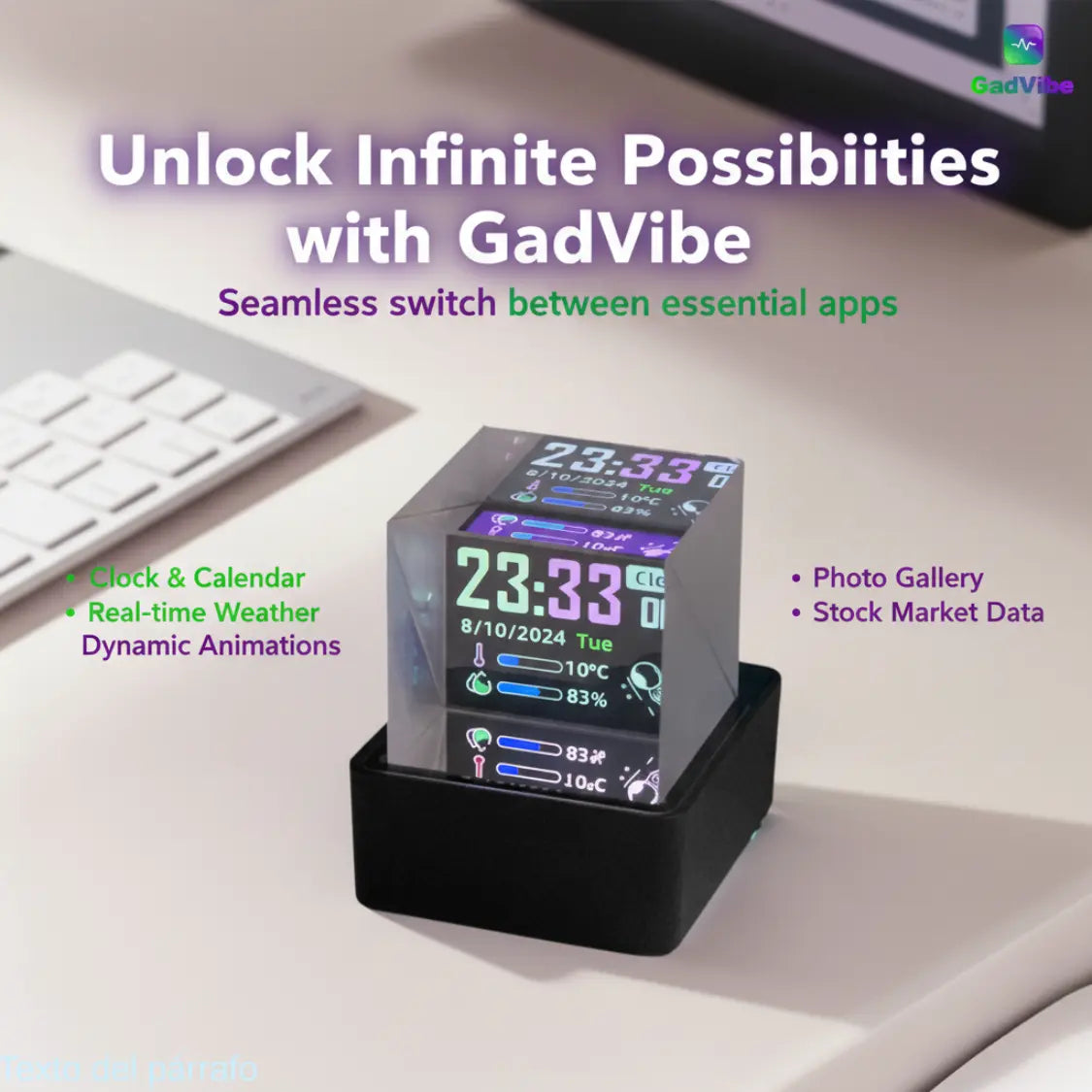 Holo Vibe Cube